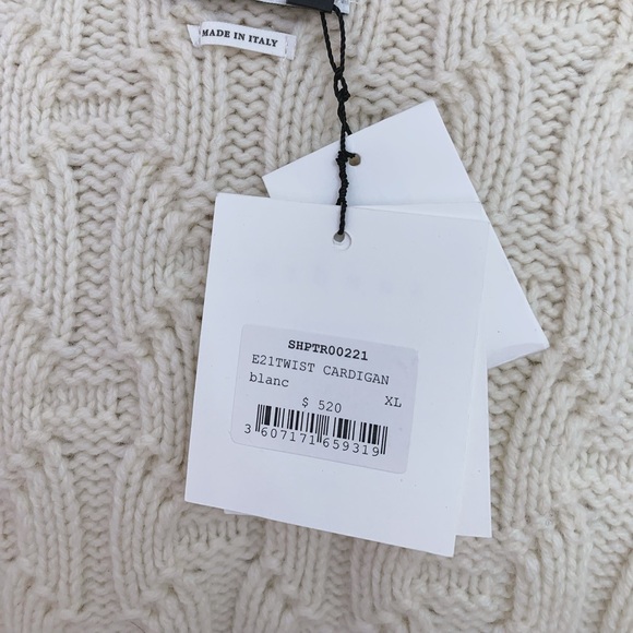 Sandro Men’s Cable Knit Cardigan - Picture 7 of 7